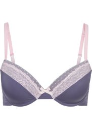 Бюстгальтер, чашка D (серый/розовый) Bonprix