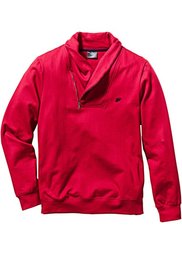 Свитшот Regular Fit с шалевым воротом (темно-синий) Bonprix
