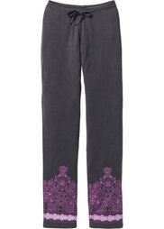 Трикотажные брюки (синий с рисунком) Bonprix