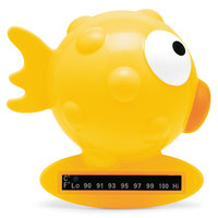 Термометр для ванны 0мес.+ "Рыба-Шар", CHICCO, жёлтый