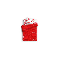 Постельное белье 1,5 3D Сердца, 70*70, FOR YOU, бязь -