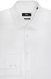 Хлопковая сорочка с воротником кент HUGO BOSS Black Label