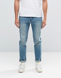 Эластичные узкие джинсы ASOS - Умеренный синий