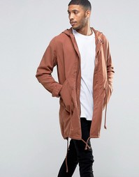 Лиоцелловая парка ASOS - Красно-бурый