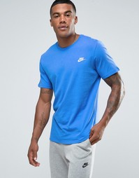Синяя футболка Nike Futura 827021-463 - Синий