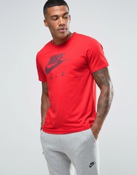 Красная футболка с принтом Nike Air 805220-657 - Красный