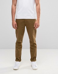 ASOS Straight 5 Pocket Trouser In Stone Heavy Twill - Stone