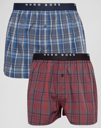 BOSS By Hugo Boss Woven Boxers 2 Pack - Мульти