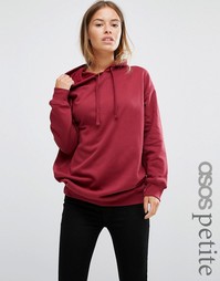 Худи через голову ASOS PETITE Ultimate - Фиолетовый