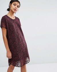 Y.A.S Cona Lace Dress - Фиолетовый