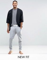 Зауженные джоггеры в стиле casual из вафельного трикотажа ASOS