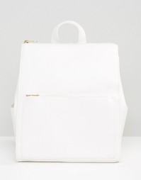 Missguided Minimal Square Backpack - Экрю