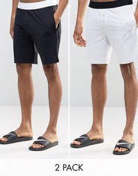ASOS Loungewear Lightweight Short 2 Pack SAVE 15% - Мульти