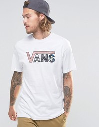 Белая футболка Vans Van Doren Approved VA2YQRWHT - Белый
