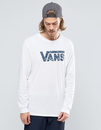 Белый лонгслив Vans Classic V002ORKGV - Белый