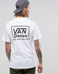 Белая футболка Vans Van Doren VA2YQSWHT - Белый