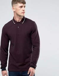 Футболка-поло с длинными рукавами Fred Perry - Mahogany