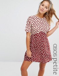 Платье в горошек ASOS PETITE Выбирай и комбинируй - Мульти