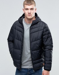 Дутая куртка с капюшоном Jack &amp; Jones - Черный