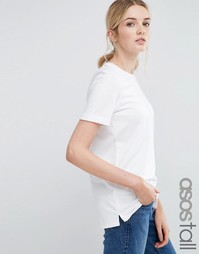 Легкая трикотажная футболка ASOS TALL - Белый