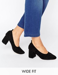 Туфли на каблуке для широкой стопы ASOS SIMONE - Черный