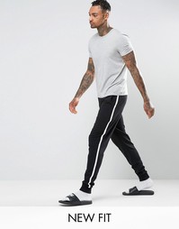 Черные облегающие джоггеры для дома ASOS - Черный