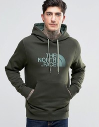 Зеленое худи с логотипом TNF The North Face - Зеленый