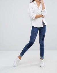 Джинсы с лоскутными вставками Vero Moda - Med blue denim