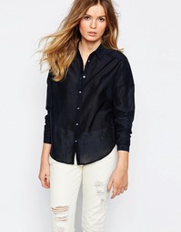 Черная рубашка с кисточками Maison Scotch - Черный
