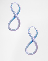 Серьги-кольца Me &amp; Zena Infinity - Фиолетовый