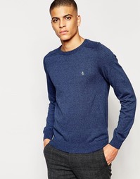 Original Penguin Cotton Crew Neck Jumper - Синий
