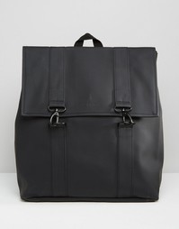 Черный рюкзак Rains MSN - Черный