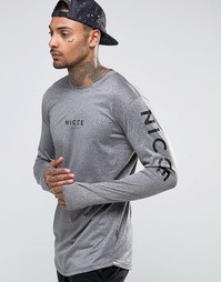 Лонгслив Nicce London Lux - Серый