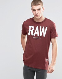 Футболка с логотипом G-Star Lethi - Красный