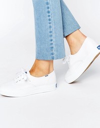 Классические кожаные кеды Keds - Белый
