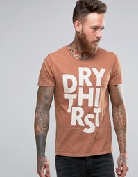 Футболка Nudie Dry Thirst - Рыжий