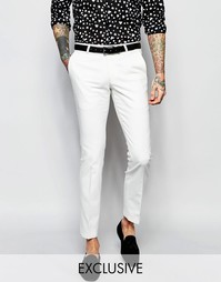 Супероблегающие эластичные брюки Noose &amp; Monkey - Белый