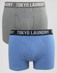 Набор из 2 боксеров-брифов с пуговицами Tokyo Laundry - Синий