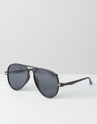 Черные солнцезащитные очки‑авиаторы 7X - Черный