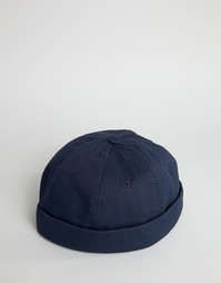 Темно-синяя шапка 7X Miki - Темно-синий