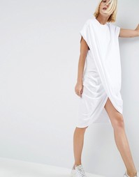 ASOS WHITE Cross Wrap Midi Dress - Белый