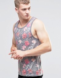 Майка с цветочным принтом Bellfield - Черный