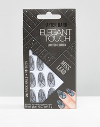 Черные матовые накладные ногти ограниченной серии Elegant Touch After Dark - Черный