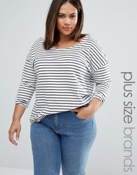 Полосатый топ с завязкой сзади Junarose Desire - Мульти