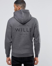 Темно-серый худи с логотипом Wills Jack Wills - Серый