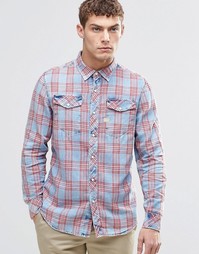 G-Star Tacoma Red Check Shirt - Синий