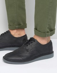 Кожаные броги Toms - Черный