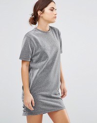 Платье-футболка Uncivilised Hutton - Серый