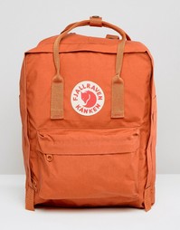 Классический рюкзак кирпичного цвета Fjallraven Kanken - Красный