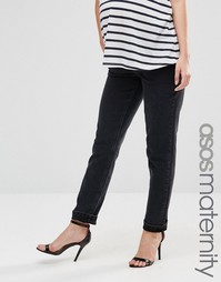 Черные джинсы в винтажном стиле для беременных ASOS Maternity Farleigh - Черный